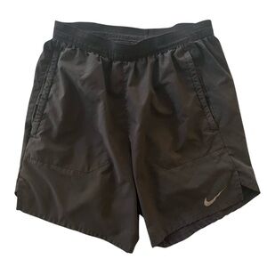 Nike Dri-Fit Stride Men’s Small Running Shorts 2-in-1 Black DM4759-010 **FLAW**